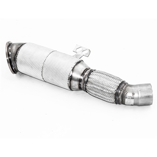 Friedrich Motorsport 90 mm Downpipe med 200-Cellers Sportskatalysator I Rustfritt Stål